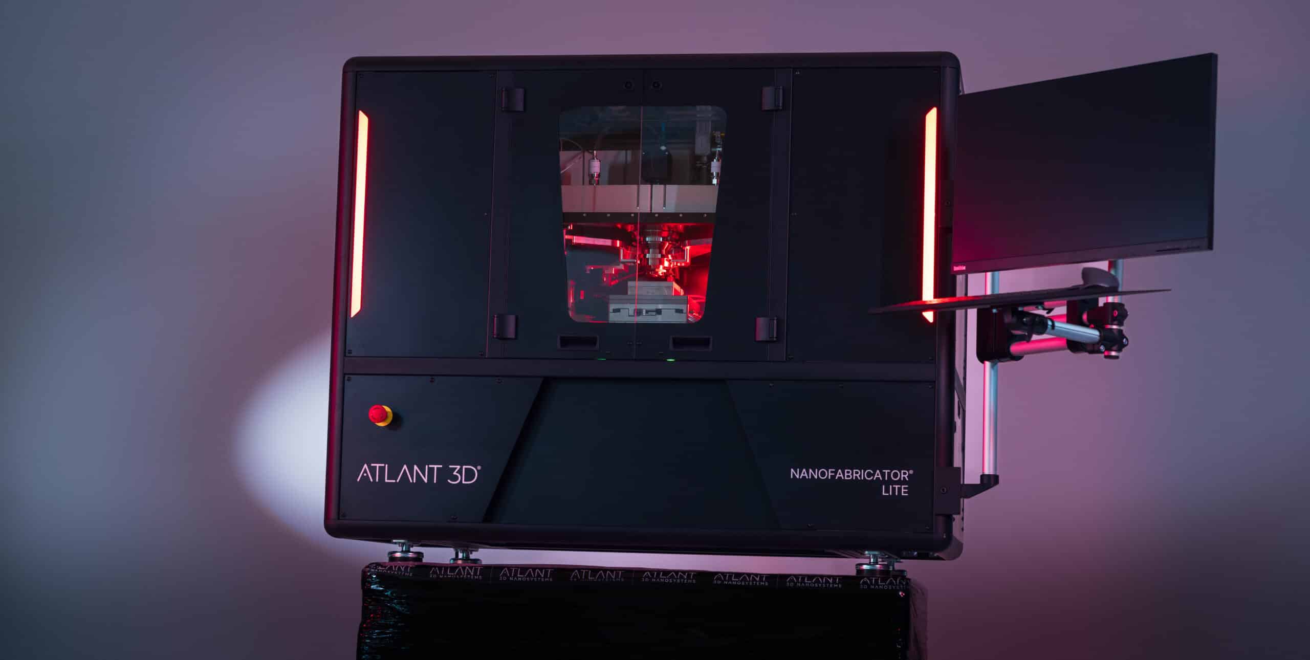 ATLANT 3D's NANOFABRICATOR® LITE bridges AI-driven materials discovery with rapid experimental validation.